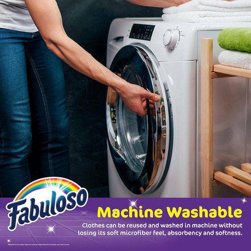 Paños De Limpieza De Microfibra Fabuloso, 8 Unidades,...