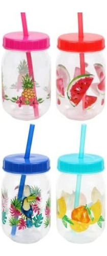 Otg Summer Fun - Vasos De Plástico Para Fiestas Tropicales C