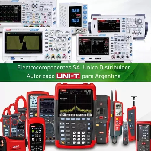 Osciloscopio De Ultra Fósforo Pantalla Táctil Uni-t Mso2202