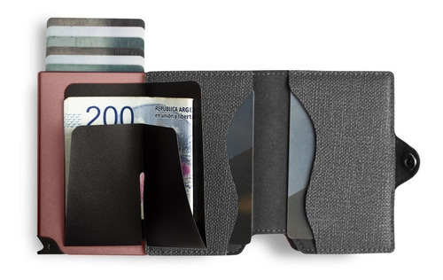 Imagen 4 de 4 de Billetera Walla Wallets - Stone Black & Bx
