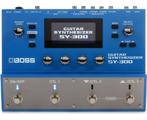 Pedal Boss Sy300 Guitar Synthesizer + Estuche + Cable Interp