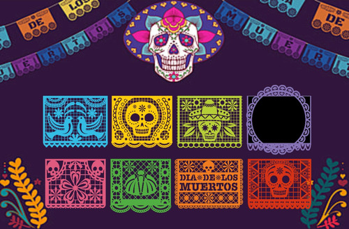 Vectores Papel Picado Para Corte Laser O Ploter De Corte