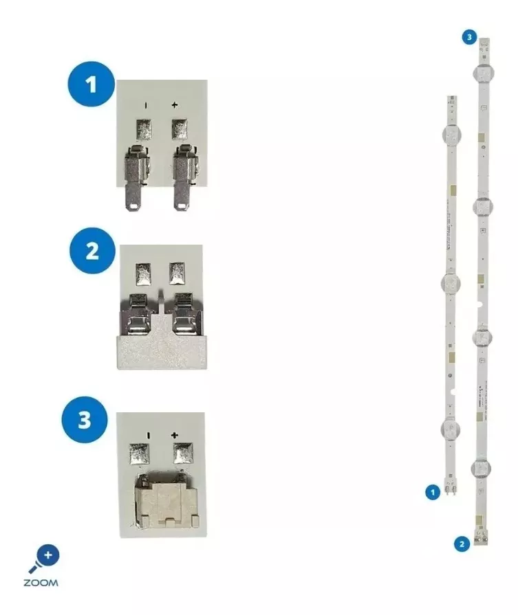 Terceira imagem para pesquisa de kit barras de led tv samsung un43j5200