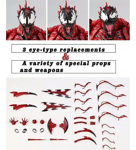 Increíble Figura De Acción De Spider-man Yamaguchi Carnage