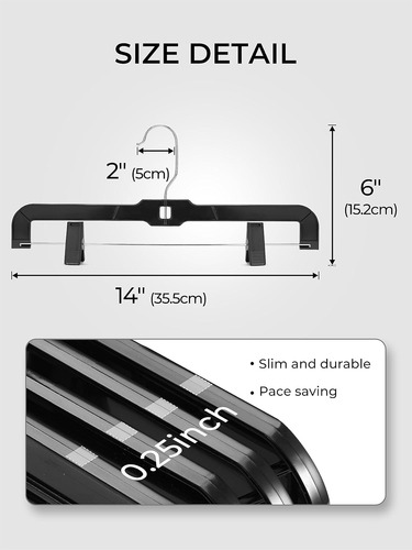 Perchas Para Pantalones Y Faldas Smartor - Percha Para Pa...