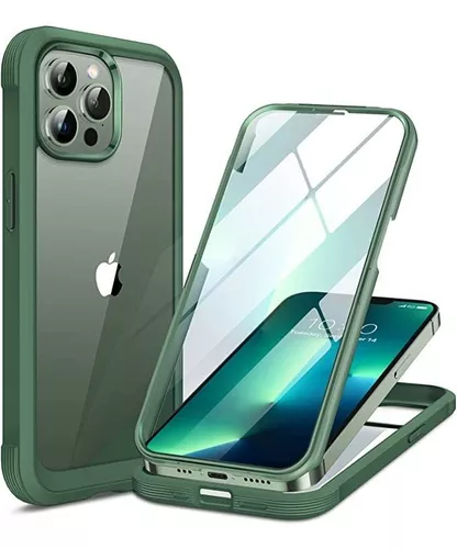 Funda protectora para iPhone 13 Pro Max, funda protectora de cuerpo  completo 360 con protector de pantalla integrado para iPhone 13 Pro Max,  funda