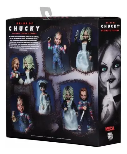 Chucky E Tiffany Ultimate Figure Bride Of Chucky Neca