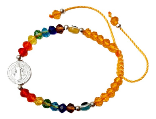 Pulsera San Benito 7 Chakras - Regula Energia Y Proteccion G