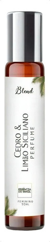 Perfume siciliano de cedro y limón 10 ml para mujer