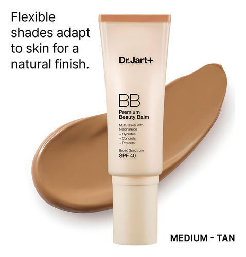 Hidratante Con Color Dr.jart+ Premium Bb Spf 40 40 Ml Medium