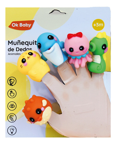 Ok Baby Muñequitos De Dedos Animalitos +3meses