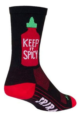 Sockguy Crew 7 In Keep It Spicy - Calcetines Para Correr