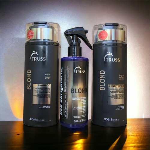 Truss Blond Shampoo Condic 300ml Uso Obrigatório Blond 260ml