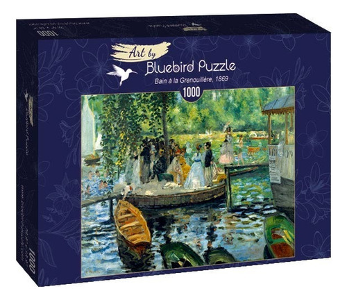 Bluebird Puzzle 1000 Pzs - Renoir - La Grenouillère, 1869
