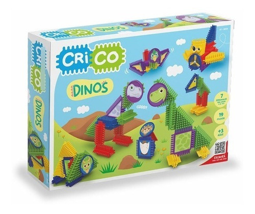 Crico Dinos - 58 Piezas Para Armar - Rasti 