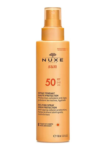 Nuxe Sun Milk Protector Solar Spray Fps50 150ml