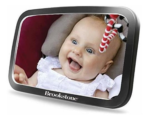 Imagen 1 de 7 de Brookstone Espejo De Coche De Bebé De Visión Amplia, Comp
