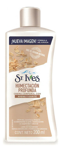  5 Pack Crema Corporal St Ives Avena Y Karite 200