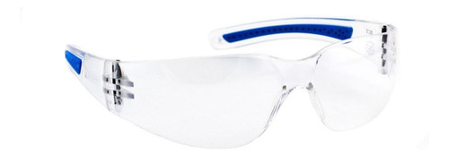 Oculos Protecao Valeplast New Stylus Plus Incolor C/borracha Cor Da Lente Transparente