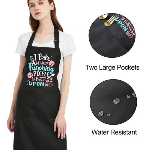 Delantal De Cocina Resistente Al Agua Para Hombres Y Mujeres Color Diseño De La Tela