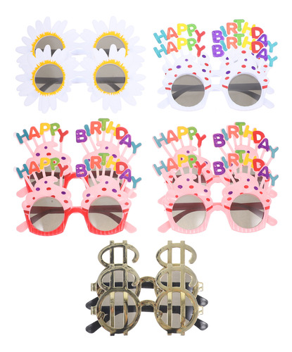 Funny Birthday Glasses Decorate 10 Pcs