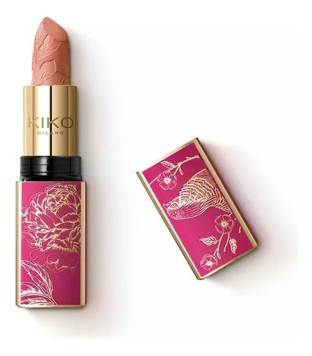 Kiko Labial Mate 01 Charming Escape Nude Marron  Edicion Lim