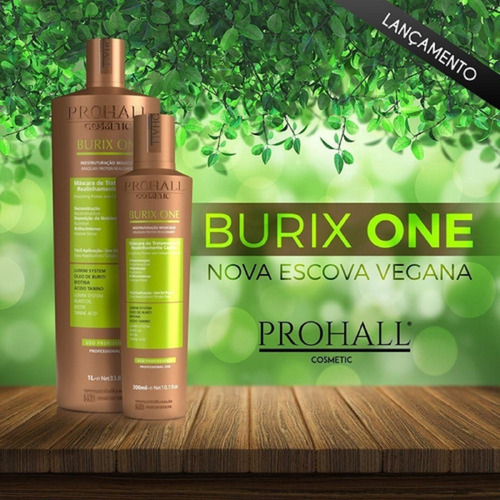 Progressiva Orgânica Burix One Prohall Cosmetic 1l