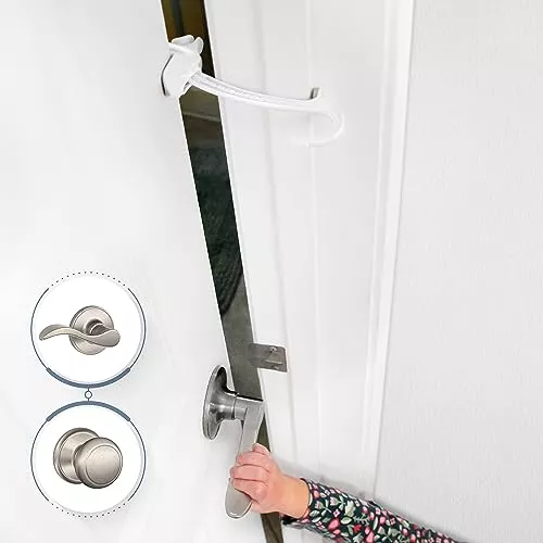 DOOR MONKEY Child Proof Door Lock & Pinch Guard - For Door Knobs