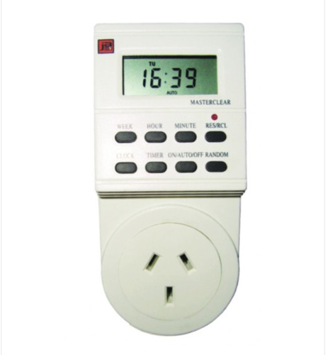 Timer Programable Digital Enchufable Vidriera Heladera 10a