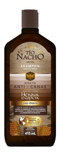 Tío Nacho Shampoo Anti-canas Henna Egipcia 415ml