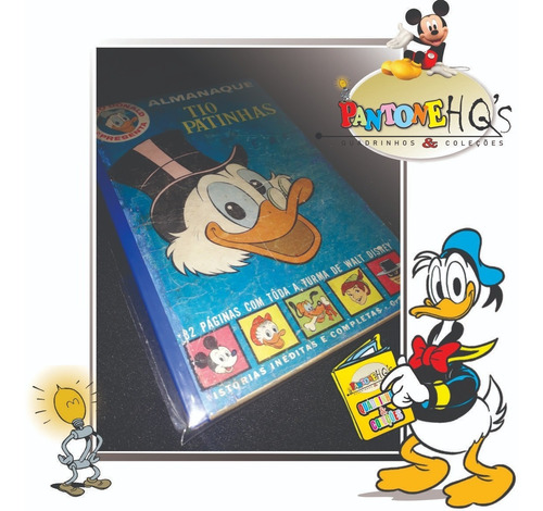 Almanaque Tio Patinhas Nº 1 - 1963 - Edição Rara / Ótima / Leia O Anúncio (Usado)