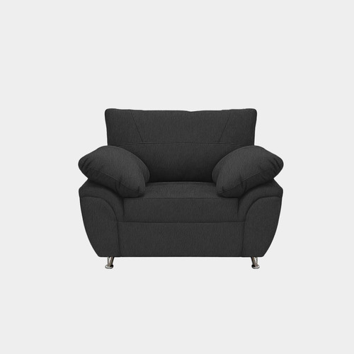 Sillon Africa Tela Curri Black - Inlab Muebles