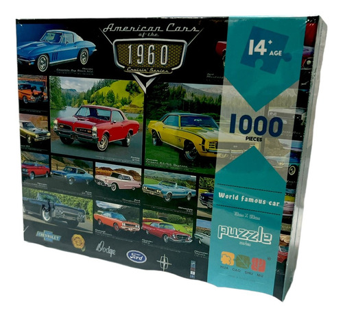 Autos Americanos Puzzle 1000 Piezas Calidad Premium Regalo