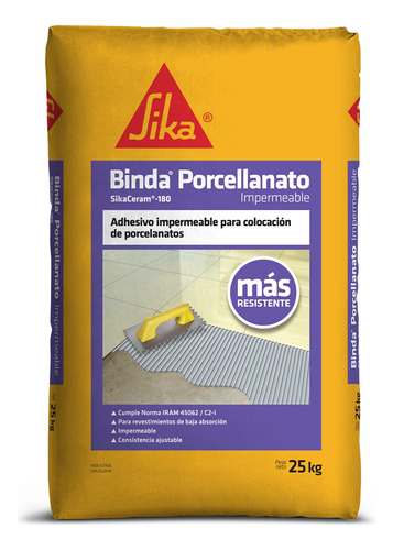 Bindafix Porcelanato 25 Kg.