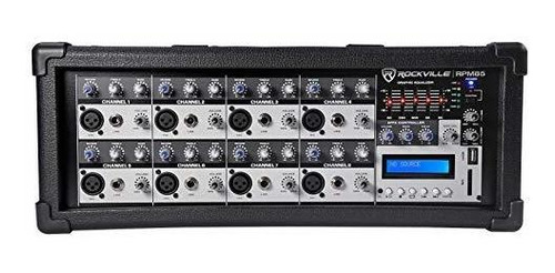 Mezcladora 8 Canales 2400w Con Usb, Eq 5 Bandas, Efectos/