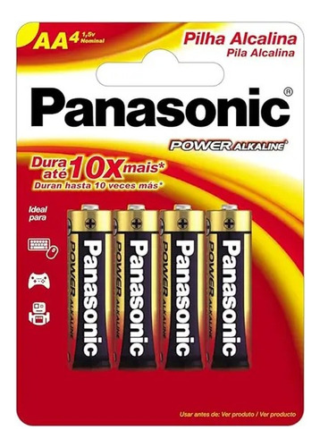 Pilas Alcalinas Panasonic Power Aax4 Lr6xab 1.5v