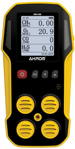 Detector 4 Gases Certificado Calibração Maleta Akrom Kr4100