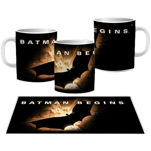 Pack De Tazones Batman Trilogy (6 Unidades) - Printek -