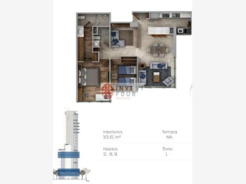 Imagen 10 de 12 de Departamento En Venta Lomas De Vista Hermosa