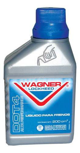 Liquido Para Frenos Tipo 4 200ml Wagner Lockheed 130500