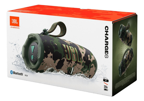 Bocina Portátil Jbl Charge 6 A Prueba De Agua Bluetooth Camuflaje