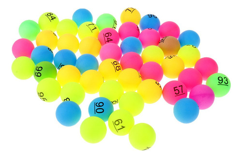 Pelotas De Ping Pong De Varios Colores Número 51-100