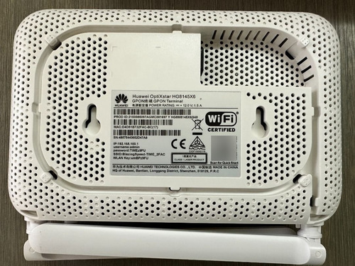 Ont Modem Router Ont Fibra Optica Claro, Entel Y Wom