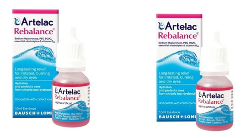 Artelac Rebalance Lagrimas Artificiales 2 Unidades