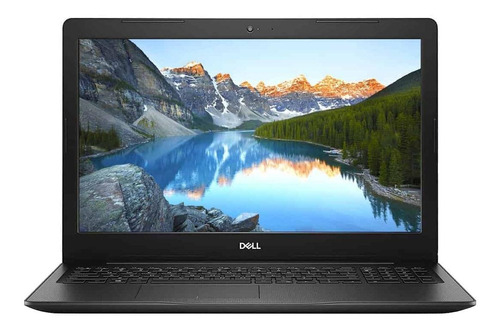 Laptop  Dell Inspiron 3583 negra 15.6", Intel Core i3 8145U  8GB de RAM 128GB SSD, Intel UHD Graphics 620 1366x768px Windows 10 Home