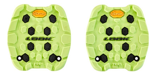 Pad Grip Intercambiable Para Pedal Look Grip Trail Color Verde Lima