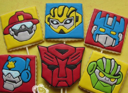 Galletas Rescuebots (cajita Con 10 Pzas)