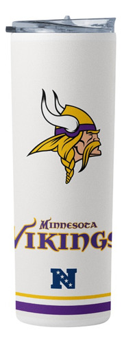 [ Termo Skinny Tumbler 20 Oz ] Minnesota Vikings Nfl 2