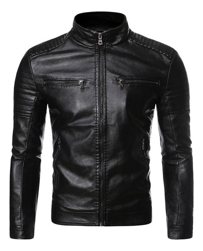 Oferta De Chamarras De Cuero Casuales De Moda Para Hombres