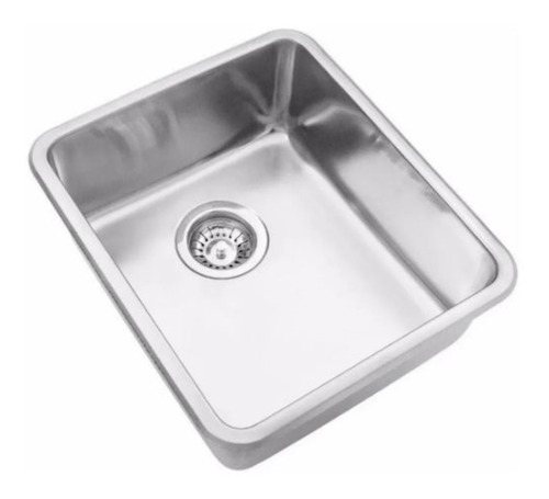 Pileta Bacha Acero Johnson Quadra Q40 Cocina Recta Simple